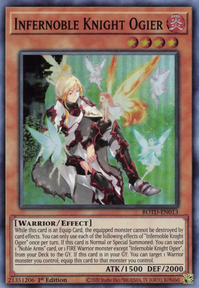 Infernoble Knight Ogier — Rise of the Duelist — Yu-Gi-Oh!