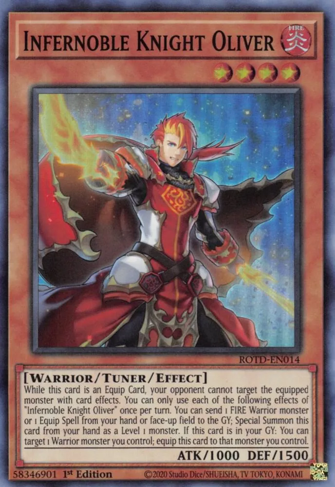 Infernoble Knight Oliver — Rise of the Duelist — Yu-Gi-Oh!