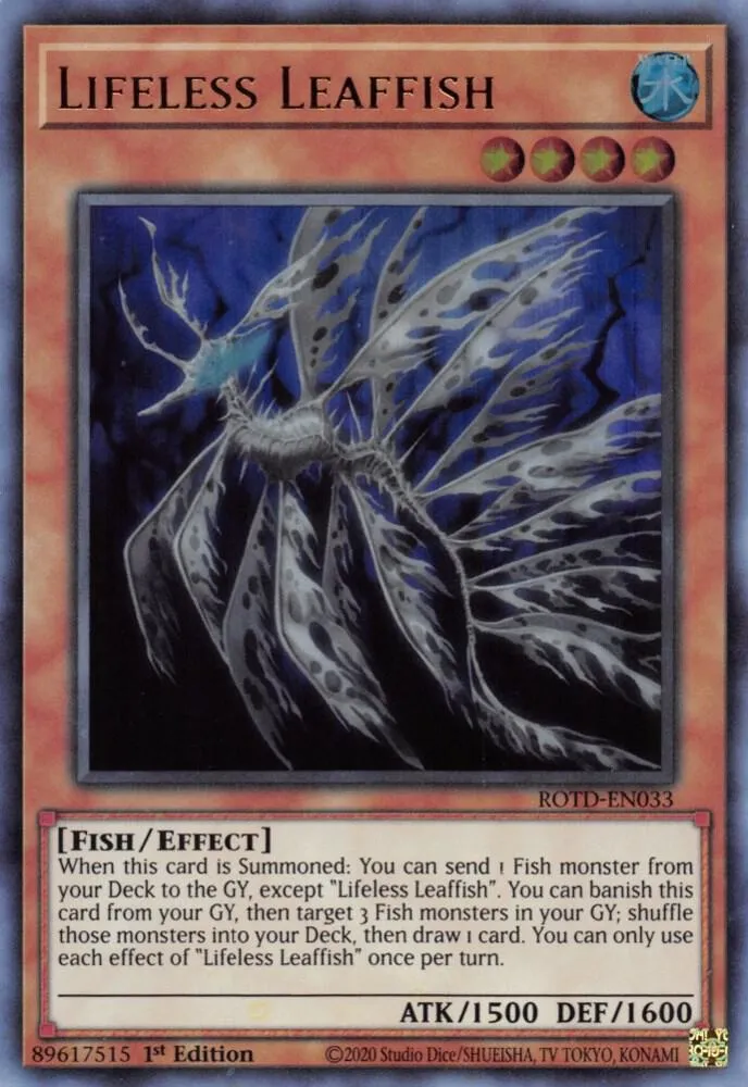 Lifeless Leaffish — Rise of the Duelist — Yu-Gi-Oh!