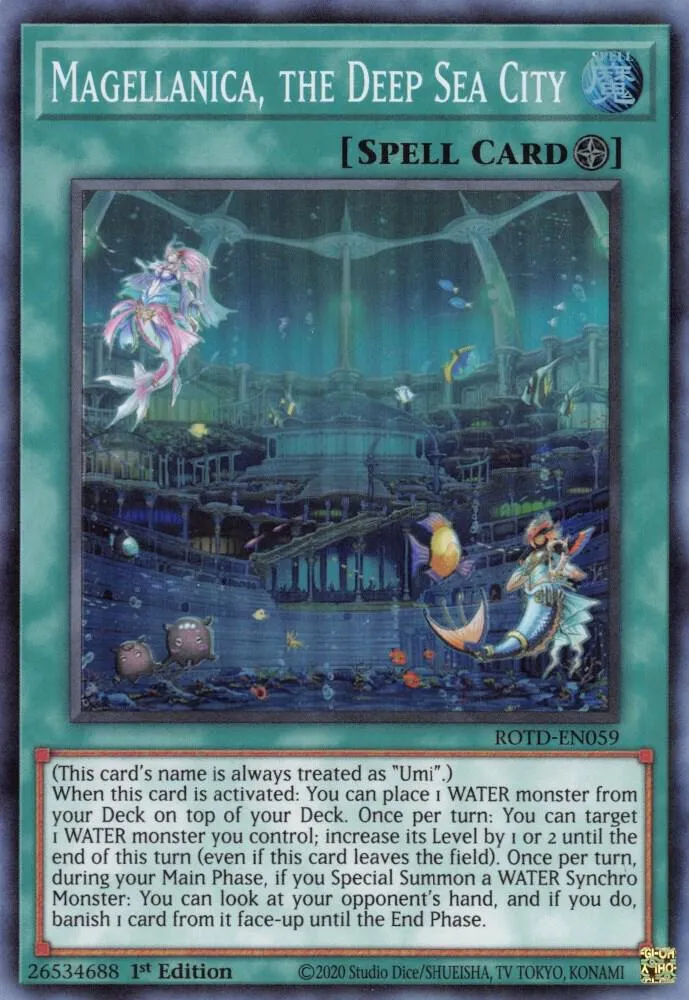 Magellanica, the Deep Sea City from Rise of the Duelist - Yu-Gi-Oh!
