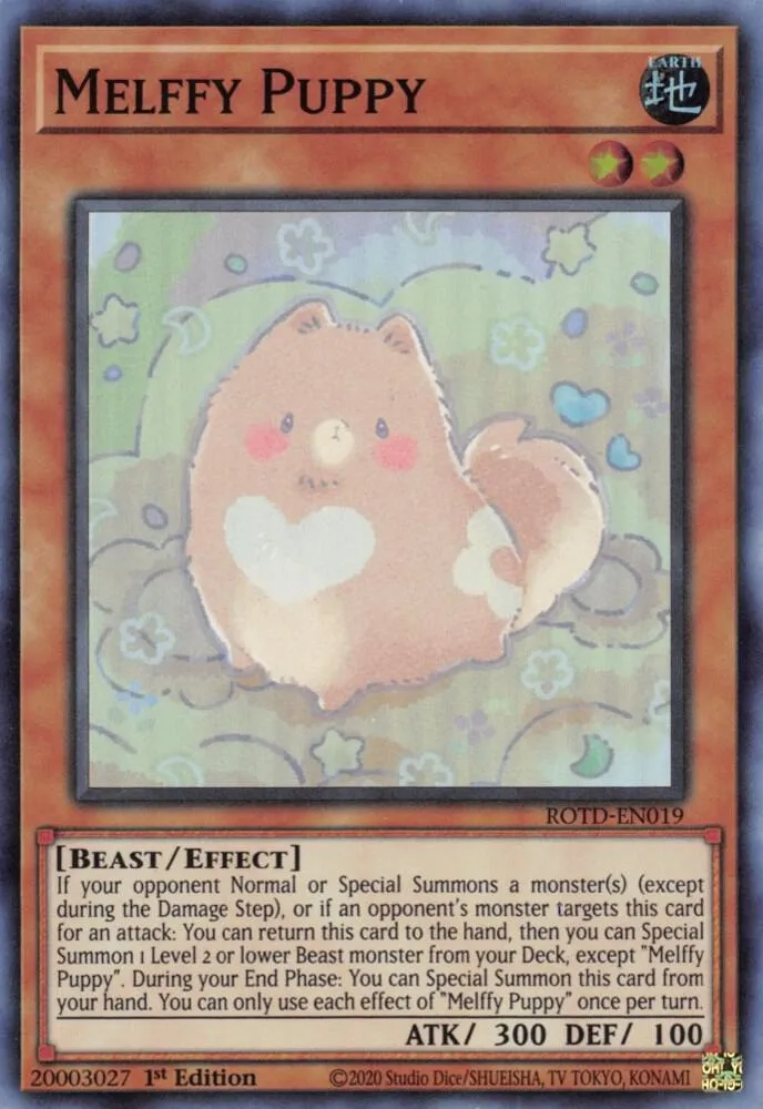 Melffy Puppy — Rise of the Duelist — Yu-Gi-Oh!
