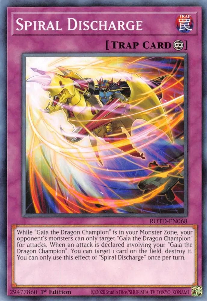 Décharge Spirale — Rise of the Duelist — Yu-Gi-Oh!