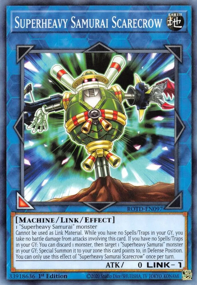 Superheavy Samurai Scarecrow — Rise of the Duelist — Yu-Gi-Oh!