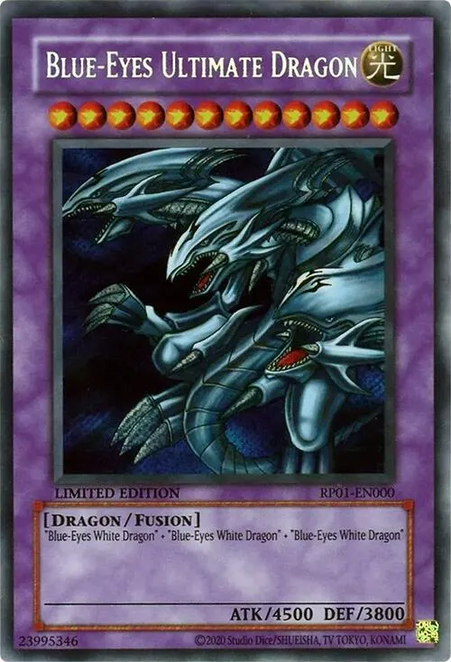 Blue-Eyes Ultimate Dragon — Retro Pack (2020 Date Reprint) — Yu-Gi-Oh!