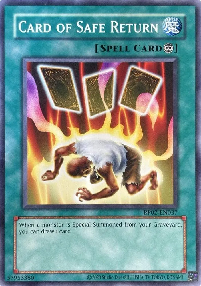 Card of Safe Return from Retro Pack 2 (2020 Date Reprint) - Yu-Gi-Oh!