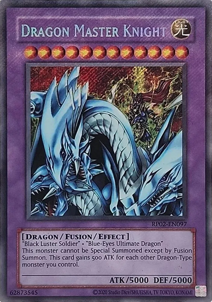 Chevalier Maître des Dragons — Retro Pack 2 (2020 Date Reprint) — Yu-Gi-Oh!