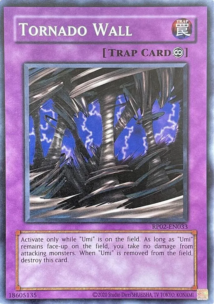 Tornado Wall — Retro Pack 2 (2020 Date Reprint) — Yu-Gi-Oh!