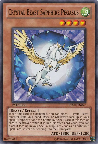 Bête Cristalline : Pégase de Saphir — Ra Yellow Mega Pack — Yu-Gi-Oh!