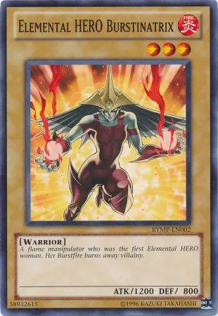Elemental HERO Burstinatrix — Ra Yellow Mega Pack - Unlimited — Yu-Gi-Oh!