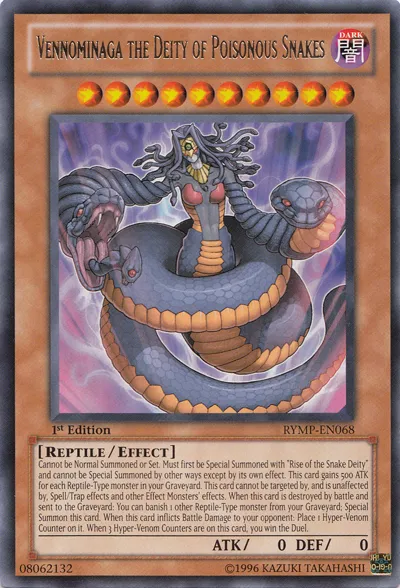 Vennominaga the Deity of Poisonous Snakes — Ra Yellow Mega Pack — Yu-Gi-Oh!