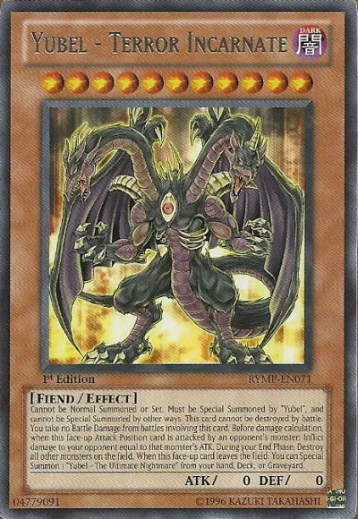 Yubel - Terror Incarnate — Ra Yellow Mega Pack — Yu-Gi-Oh!