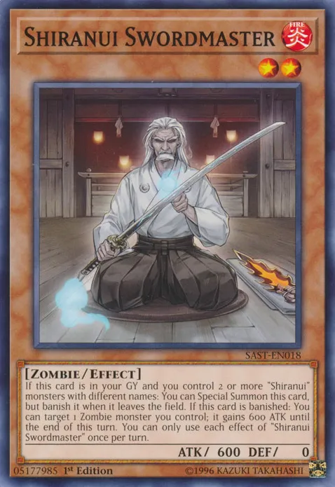 Maître de l'Épée Shiranui — Savage Strike — Yu-Gi-Oh!