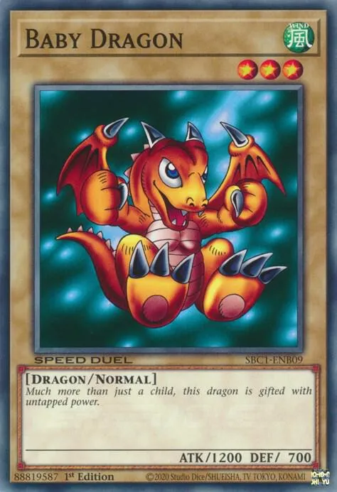 Bébé Dragon — Speed Duel: Streets of Battle City — Yu-Gi-Oh!