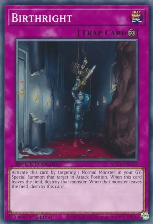 Droit d'Aînesse — Speed Duel: Streets of Battle City — Yu-Gi-Oh!