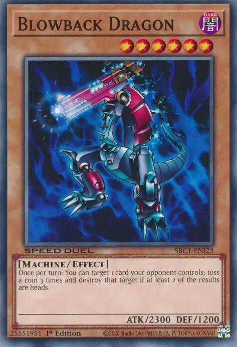 Blowback Dragon — Speed Duel: Streets of Battle City — Yu-Gi-Oh!