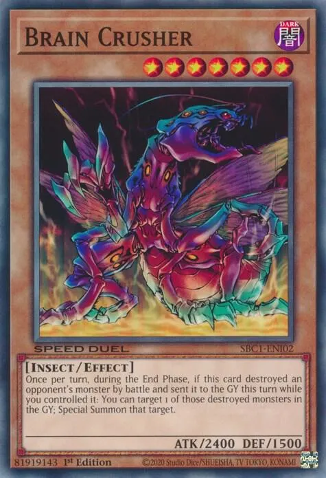 Brain Crusher — Speed Duel: Streets of Battle City — Yu-Gi-Oh!