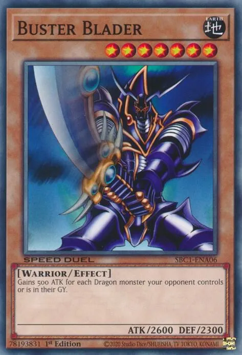 Buster Blader — Speed Duel: Streets of Battle City — Yu-Gi-Oh!