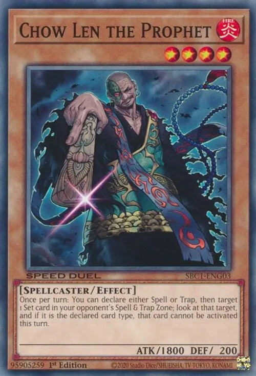 Chow Len le Prophète — Speed Duel: Streets of Battle City — Yu-Gi-Oh!