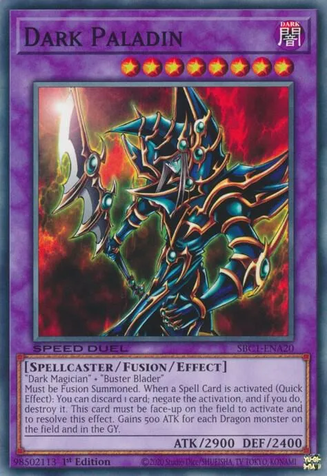 Dark Paladin — Speed Duel: Streets of Battle City — Yu-Gi-Oh!