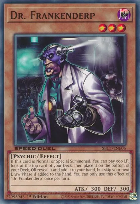 Dr. Frankenderp — Speed Duel: Streets of Battle City — Yu-Gi-Oh!