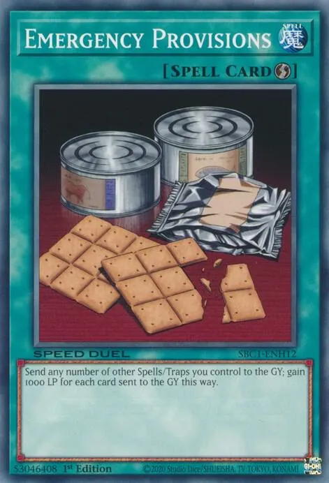 Emergency Provisions — Speed Duel: Streets of Battle City — Yu-Gi-Oh!