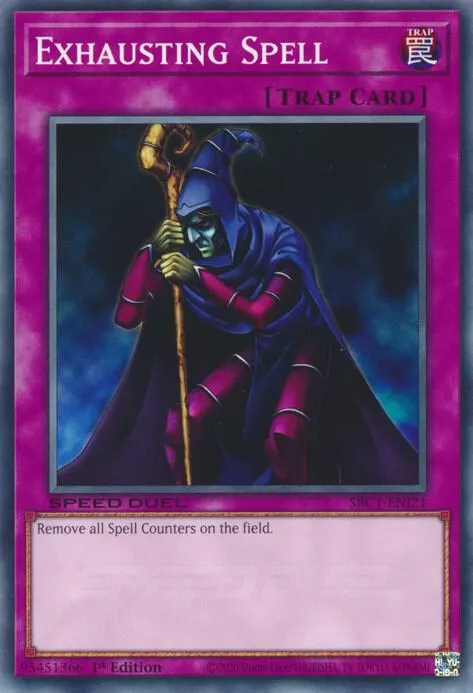 Exhausting Spell — Speed Duel: Streets of Battle City — Yu-Gi-Oh!
