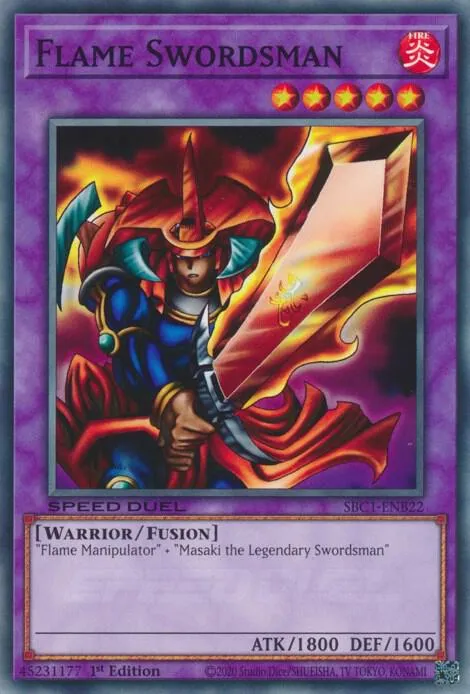 Spadassin des Flammes — Speed Duel: Streets of Battle City — Yu-Gi-Oh!
