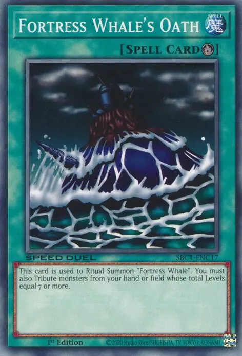 Serment de la Baleine Forteresse — Speed Duel: Streets of Battle City — Yu-Gi-Oh!