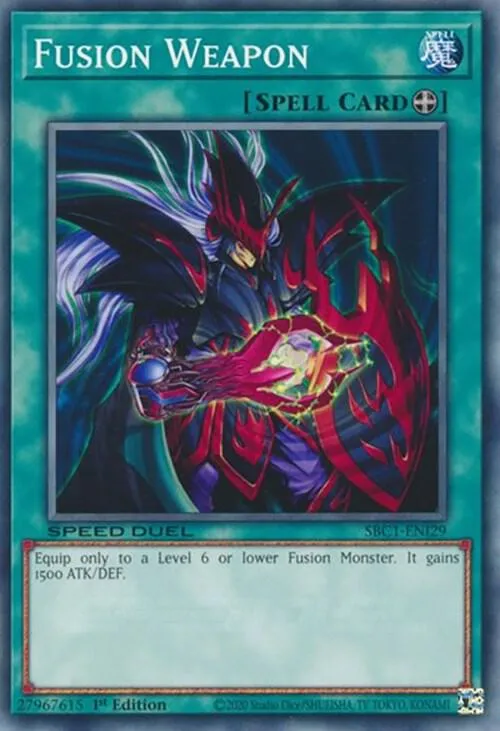 Fusion Weapon — Speed Duel: Streets of Battle City — Yu-Gi-Oh!