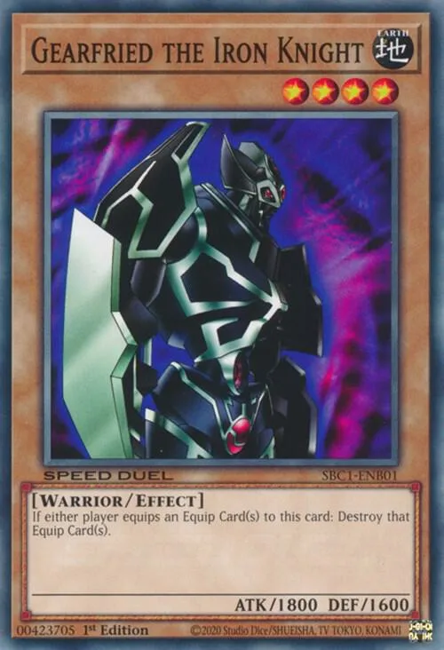 Gearfried le Chevalier de Fer — Speed Duel: Streets of Battle City — Yu-Gi-Oh!