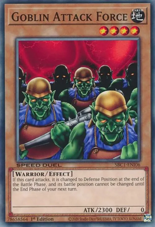 Goblin Attack Force — Speed Duel: Streets of Battle City — Yu-Gi-Oh!
