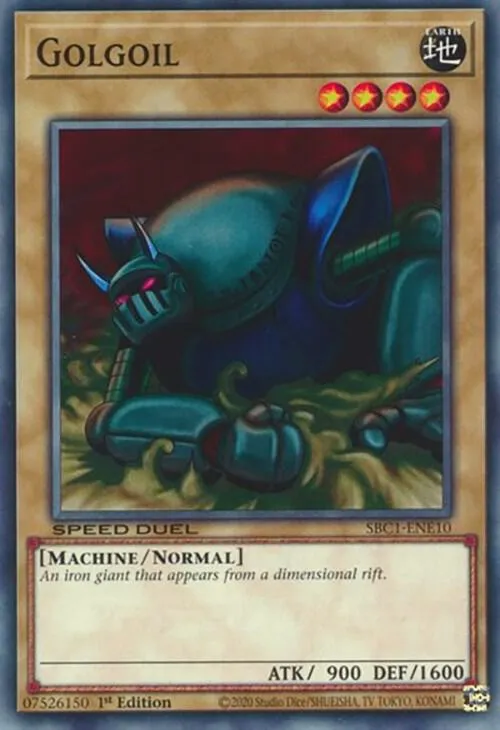 Golgoil — Speed Duel: Streets of Battle City — Yu-Gi-Oh!
