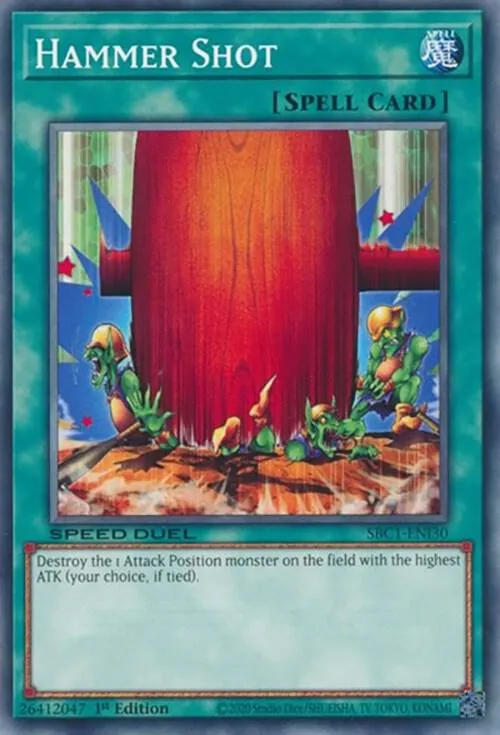 Hammer Shot — Speed Duel: Streets of Battle City — Yu-Gi-Oh!