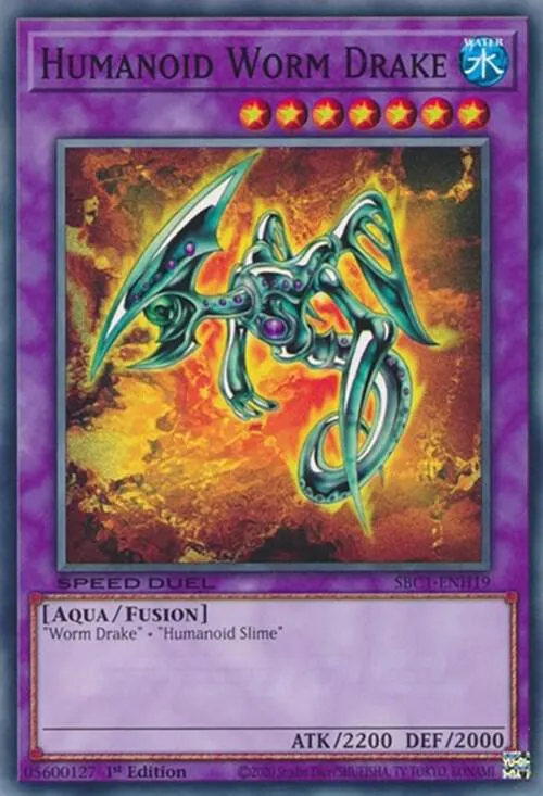 Humanoid Worm Drake — Speed Duel: Streets of Battle City — Yu-Gi-Oh!