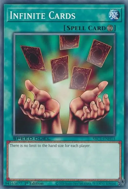 Infinite Cards — Speed Duel: Streets of Battle City — Yu-Gi-Oh!