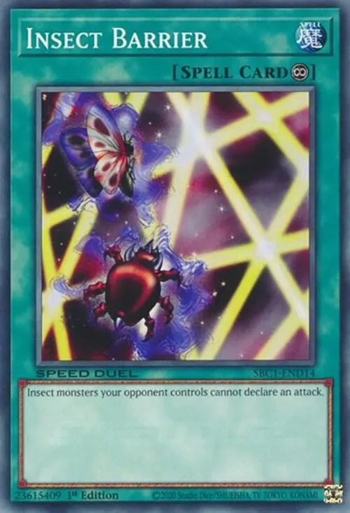 Barrière Insecticide — Speed Duel: Streets of Battle City — Yu-Gi-Oh!