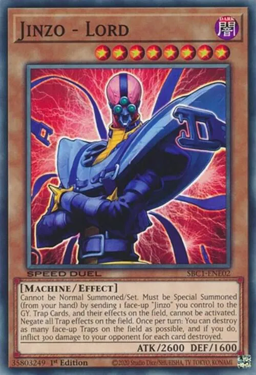 Jinzo - Lord — Speed Duel: Streets of Battle City — Yu-Gi-Oh!