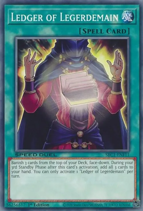 Registre de Prestidigitation — Speed Duel: Streets of Battle City — Yu-Gi-Oh!