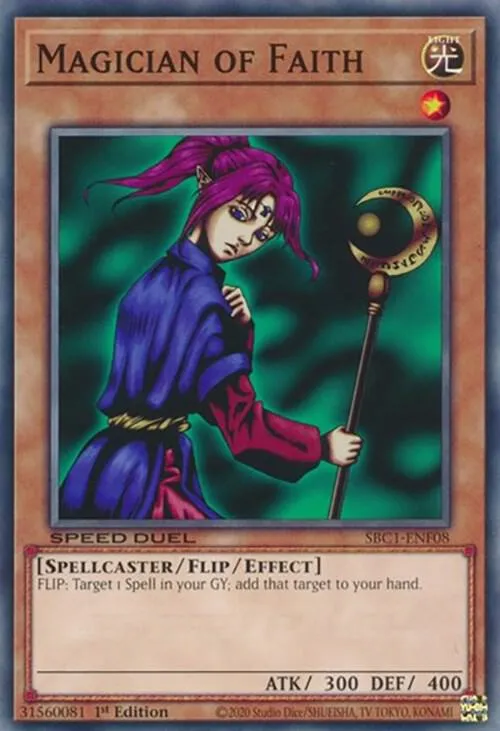 Magicien de la Foi — Speed Duel: Streets of Battle City — Yu-Gi-Oh!