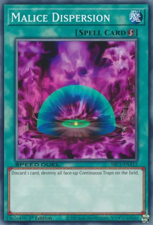 Malice Dispersion — Speed Duel: Streets of Battle City — Yu-Gi-Oh!