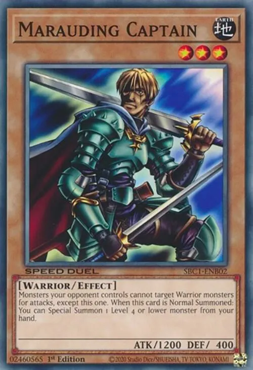 Marauding Captain — Speed Duel: Streets of Battle City — Yu-Gi-Oh!