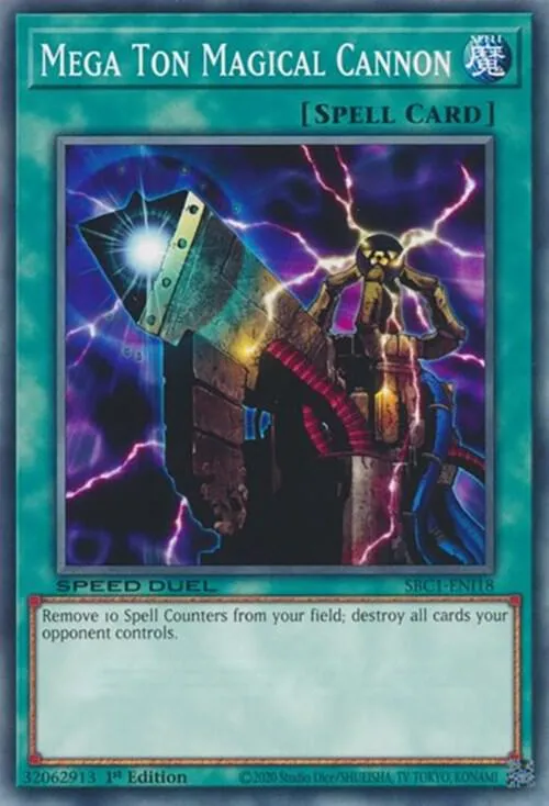 Mega Ton Magical Cannon — Speed Duel: Streets of Battle City — Yu-Gi-Oh!
