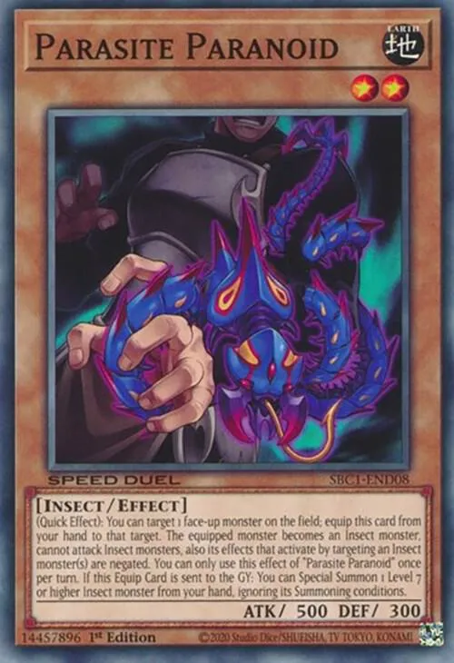 Parasite Paranoid — Speed Duel: Streets of Battle City — Yu-Gi-Oh!