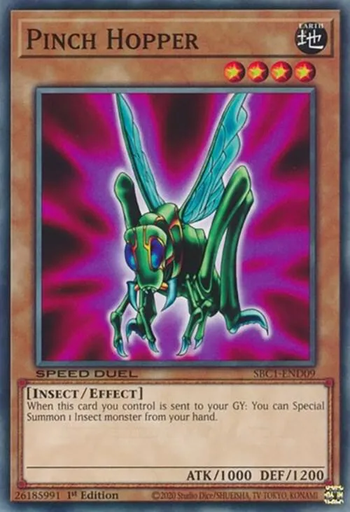 Pinch Hopper — Speed Duel: Streets of Battle City — Yu-Gi-Oh!