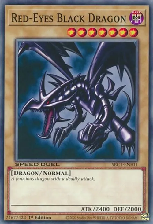 Red-Eyes Black Dragon — Speed Duel: Streets of Battle City — Yu-Gi-Oh!