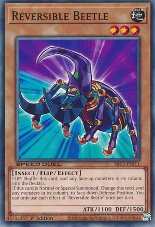 Reversible Beetle — Speed Duel: Streets of Battle City — Yu-Gi-Oh!