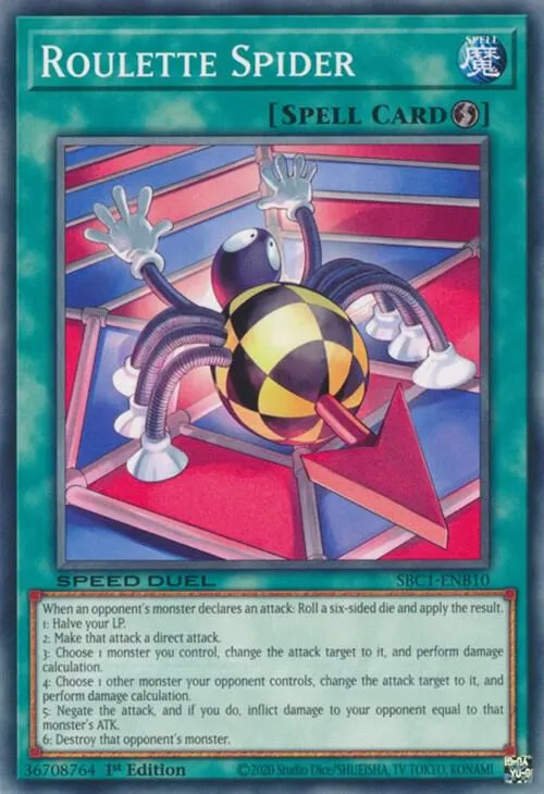 Arraignée à Roulette — Speed Duel: Streets of Battle City — Yu-Gi-Oh!