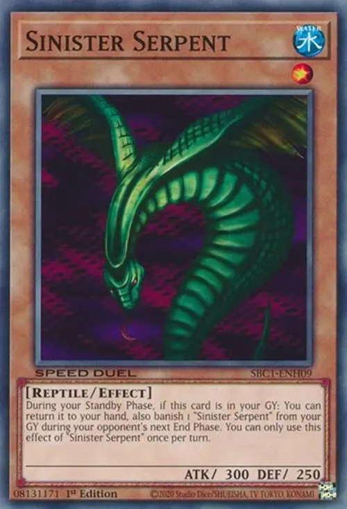 Sinister Serpent — Speed Duel: Streets of Battle City — Yu-Gi-Oh!