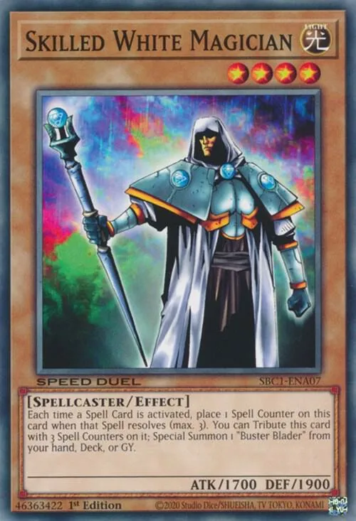 Skilled White Magician — Speed Duel: Streets of Battle City — Yu-Gi-Oh!