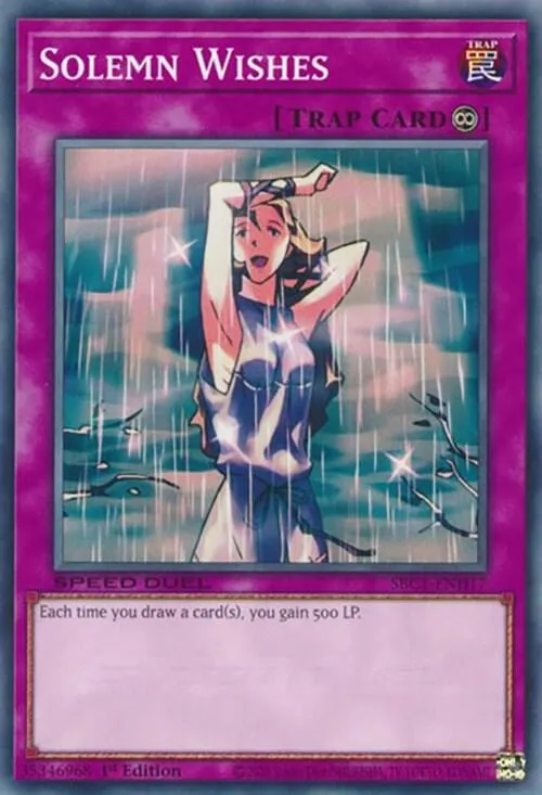 Solemn Wishes — Speed Duel: Streets of Battle City — Yu-Gi-Oh!